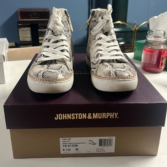 Johnston and Murphy Callie High Top Sneakers - Picture 2 of 7